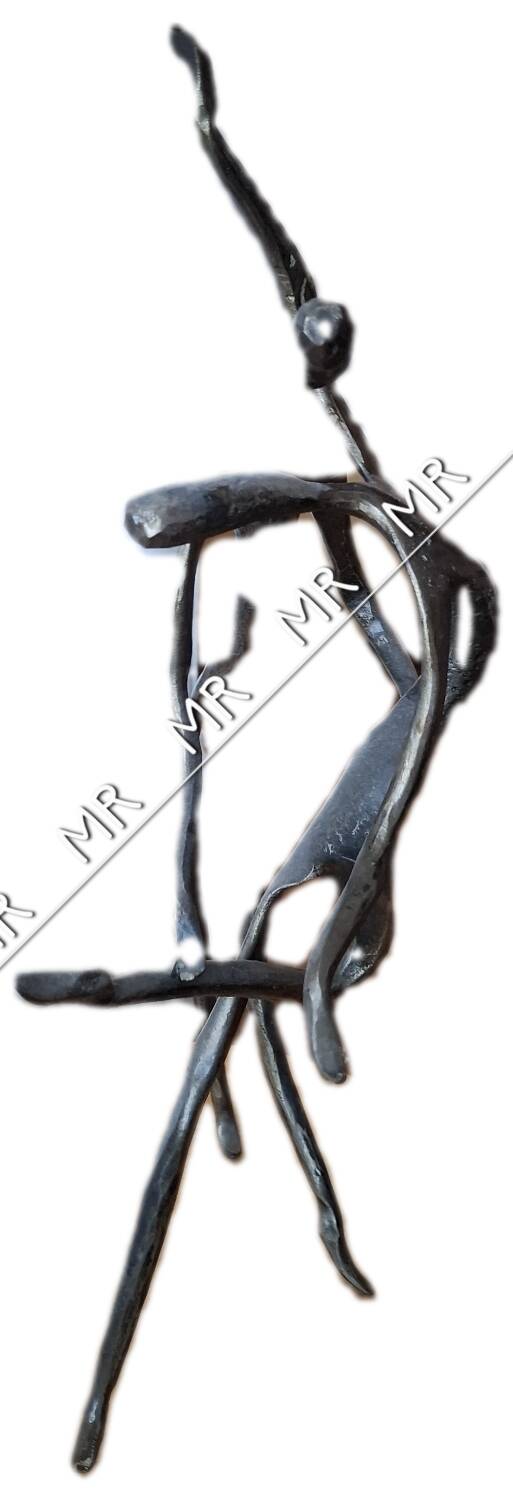 Sculpture Yves Lohé, couple de danseurs