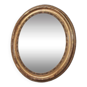Miroir ovale Louis Philippe