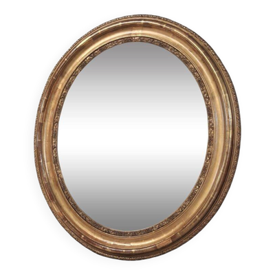Miroir ovale Louis Philippe
