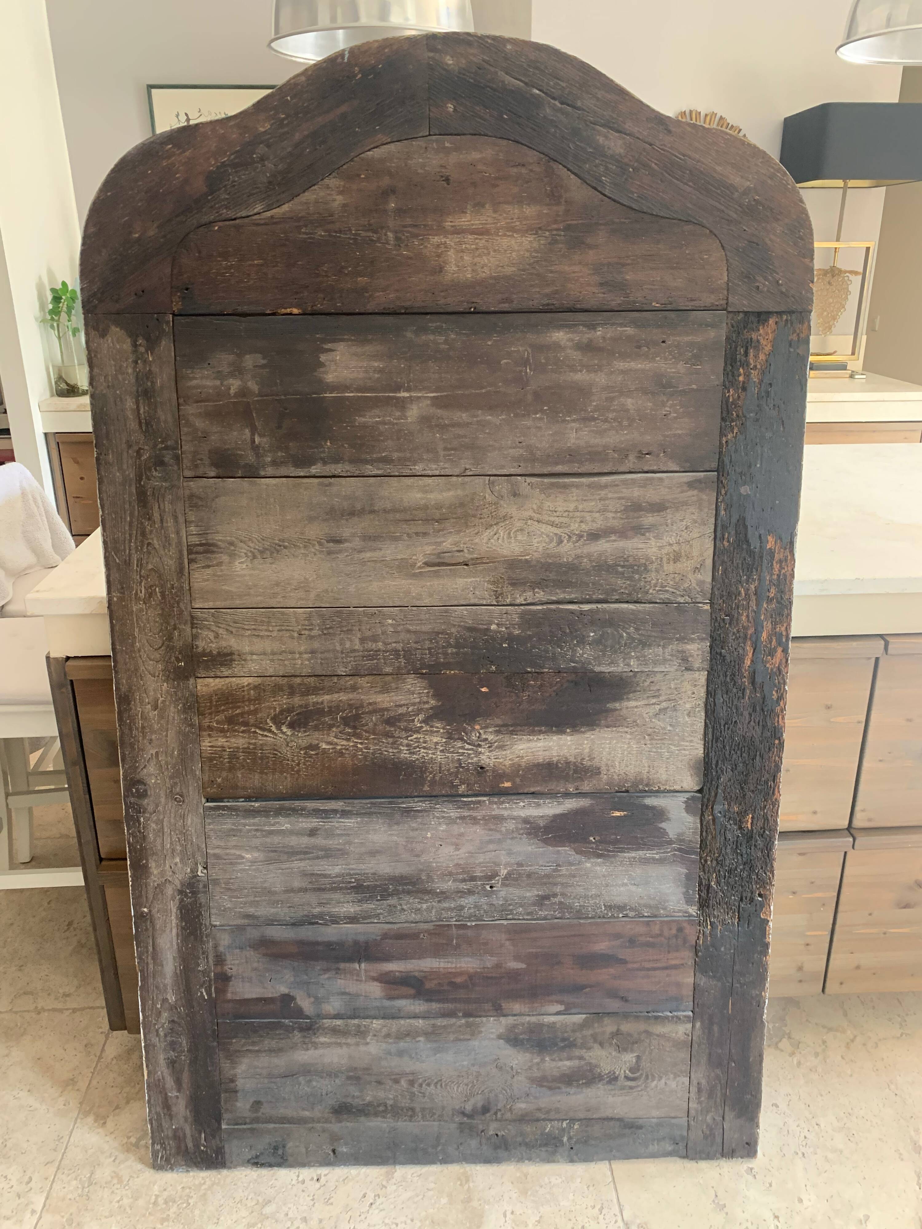 TRUMEAU Louis XVI, Large Model, in gilded wood from the 19th century