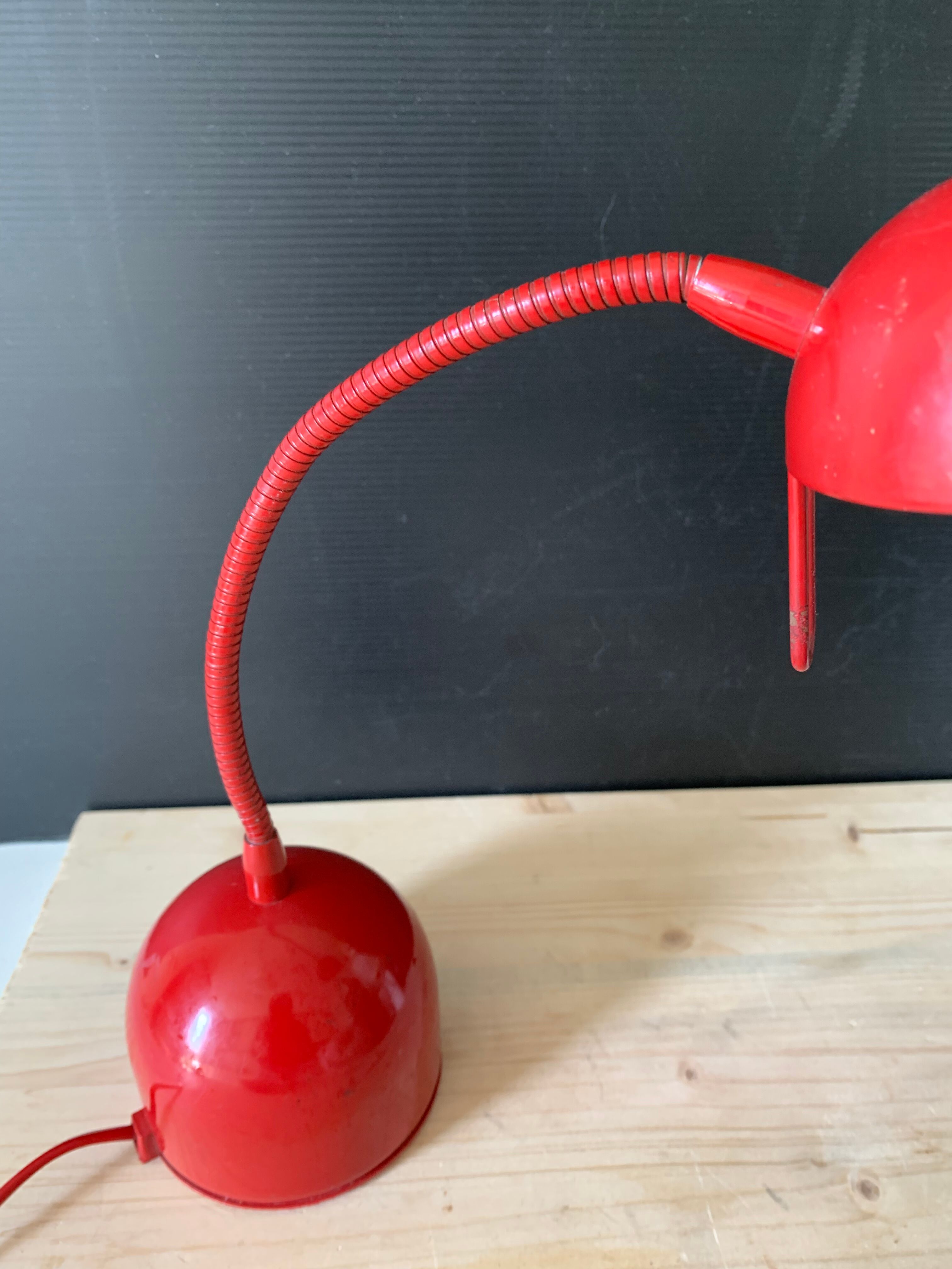 Vintage red lamp