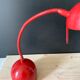 Lampe vintage rouge