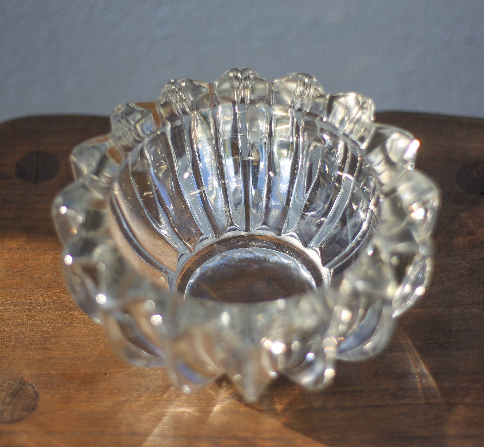 Pierre d'Avesn pocket tray, art deco molded glass bowl, collection, made in France, interior decoration