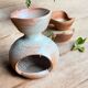Vintage zoomorphic ceramic perfume burner from Vallauris - 1970