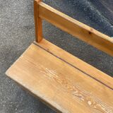 Bench nursery school chest vintage 1980s in pine