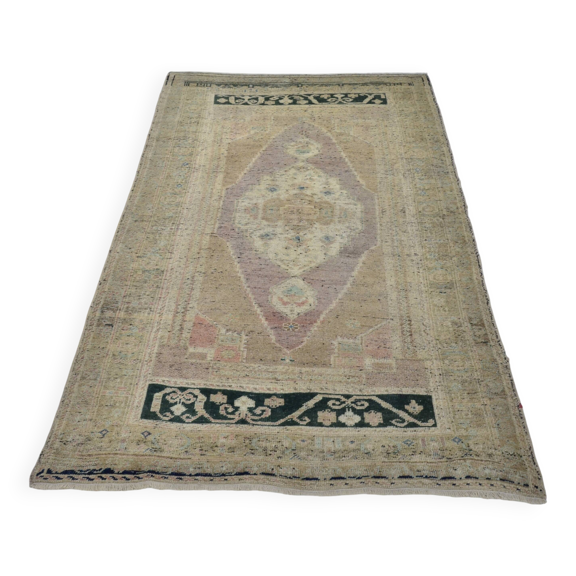 Wool Handmade Vintage Area Rug sku 3295
