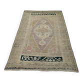 Tapis vintage fait main en laine sku 3295