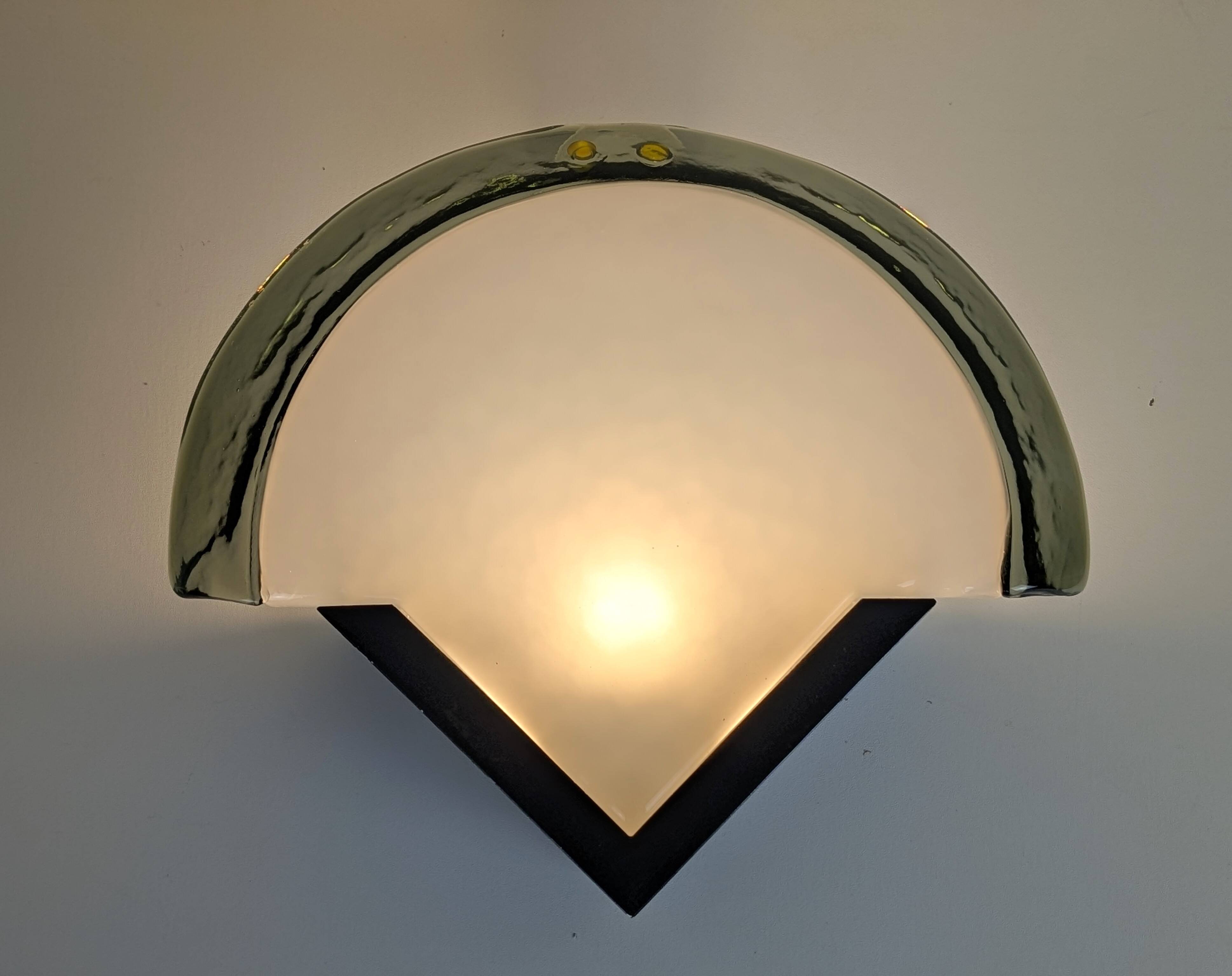 Leucos wall light, Murano glass