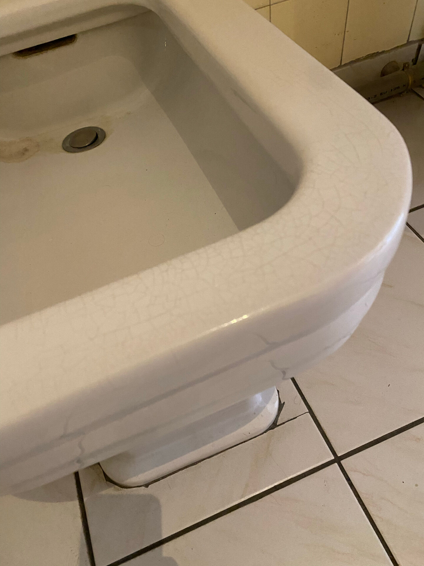 Lavabo et bidet art déco