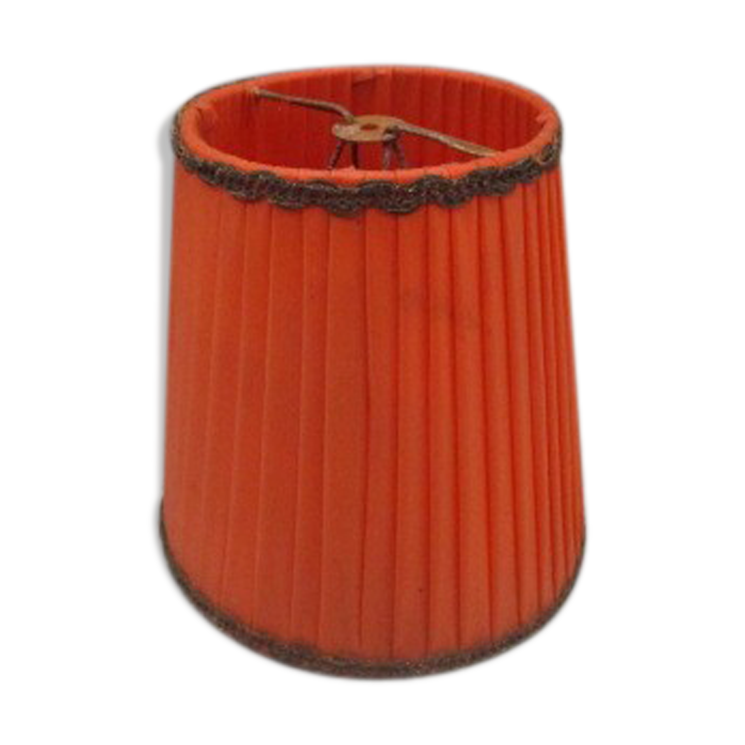 Small vintage orange lampshade