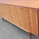 Scandinavian sideboard 1960 with sliding doors