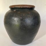 Painted terracotta pot