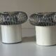 Pair of vintage design spring lamp wall lights from the 70s