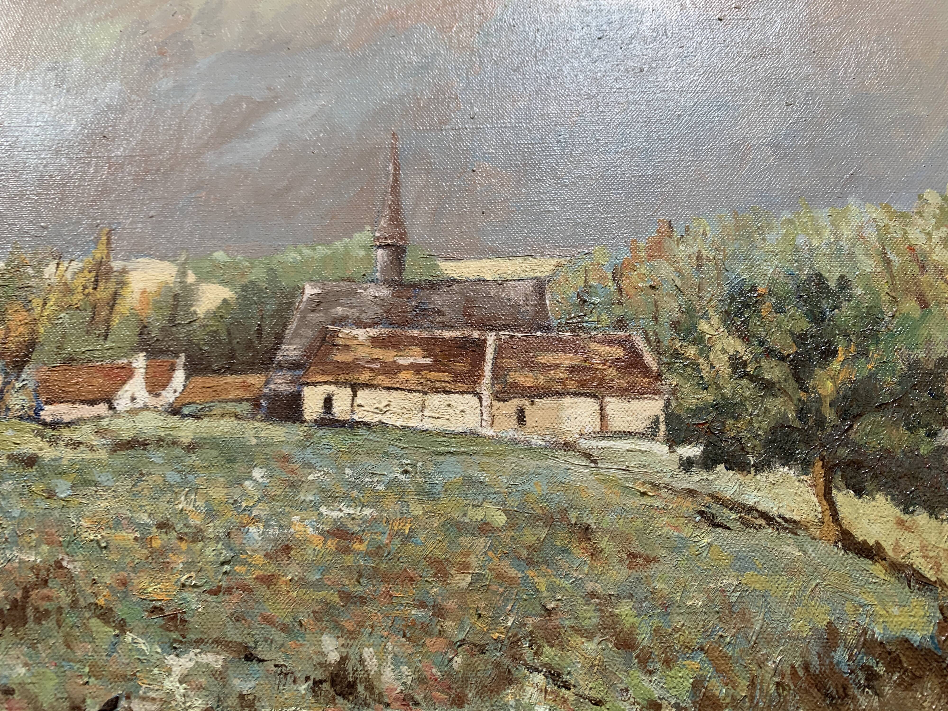 Huile sur toile paysage