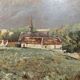Huile sur toile paysage