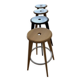 4 Jean Prouvé bar stools - Vitra Edition 2002