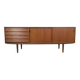Teak sideboard with drawers and sliding doors, Denmark 1960
