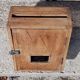 Old teak letter box