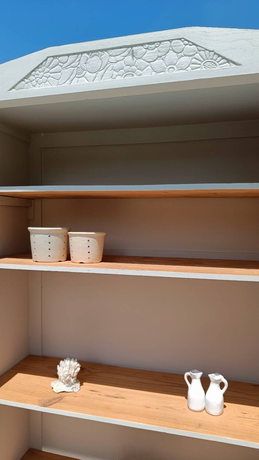 White art deco Parisian wardrobe