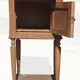 Natural wood bedside table
