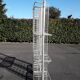 Art Deco shelf, aluminium