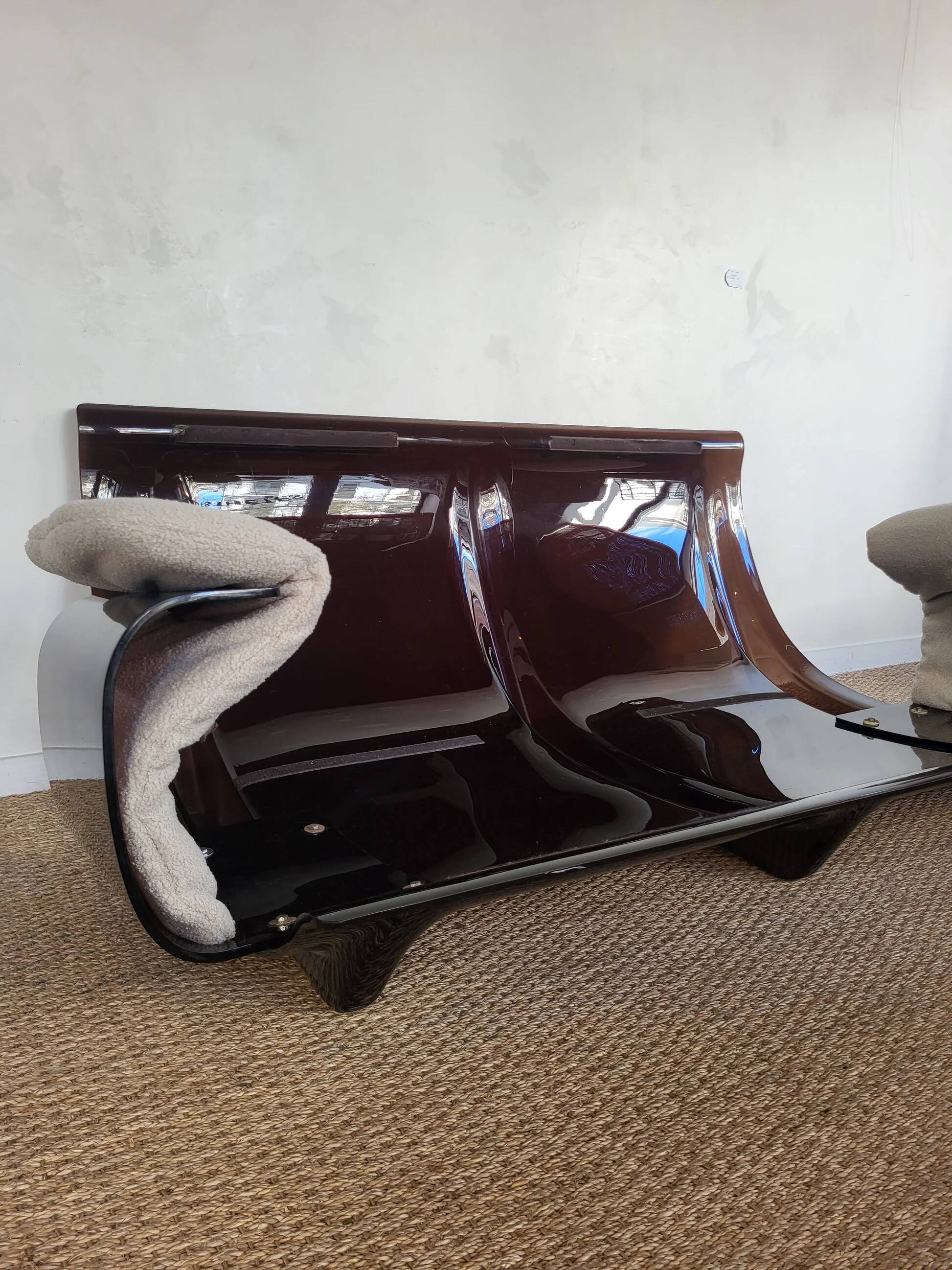 Marsala two-seater sofa