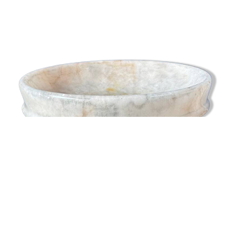 Alabaster fruit bowl pocket empty chic shabi
