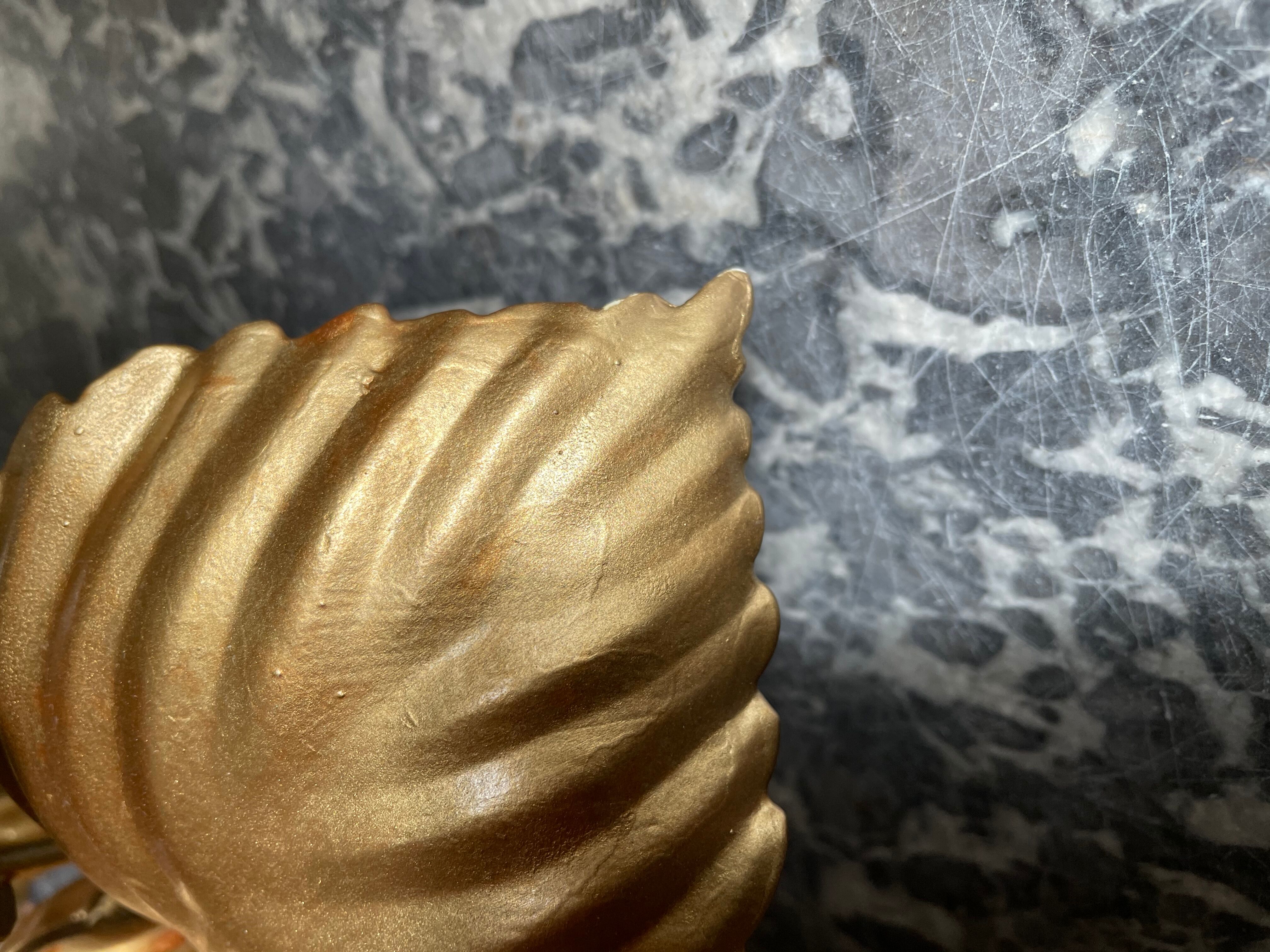 Wall light golden flower