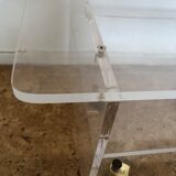 Plexiglas coffee table, Marais International