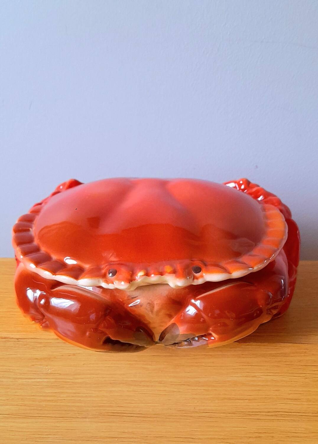 Ceramic crab terrine, M.Caugnant, 1950