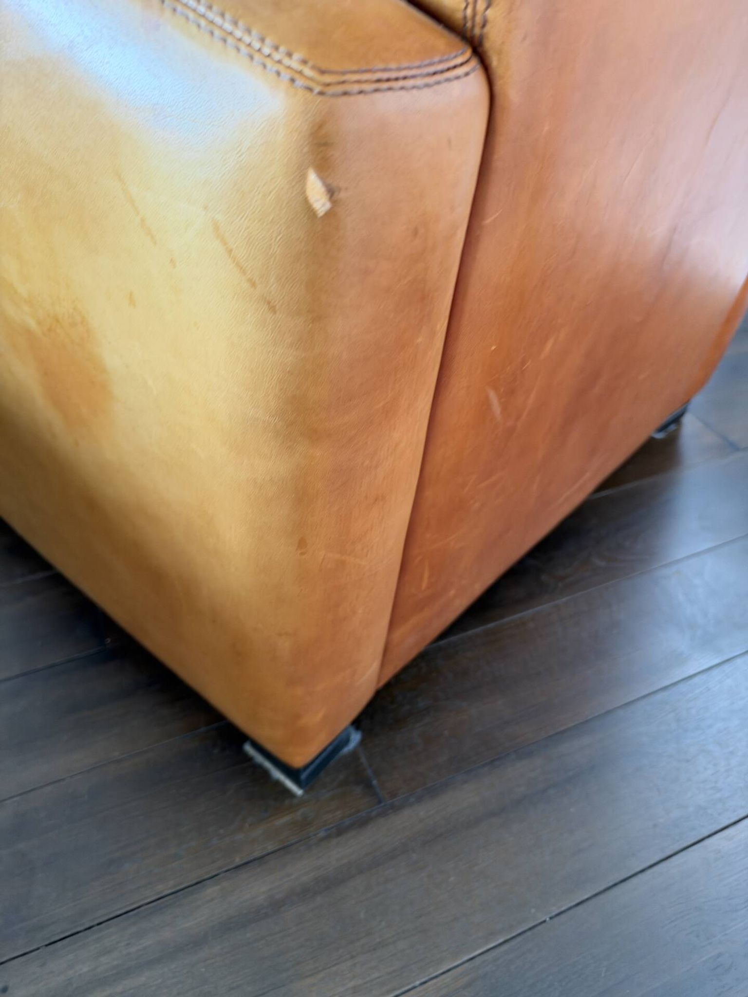 Fauteuil en cuir