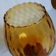 Amber glass or crystal bowl