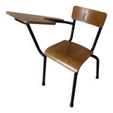 Vintage school chair with desk