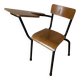 Vintage school chair with desk