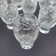 12 St Louis crystal liqueur goblets/glasses, 19th century