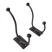 Brutalist coat rack pair