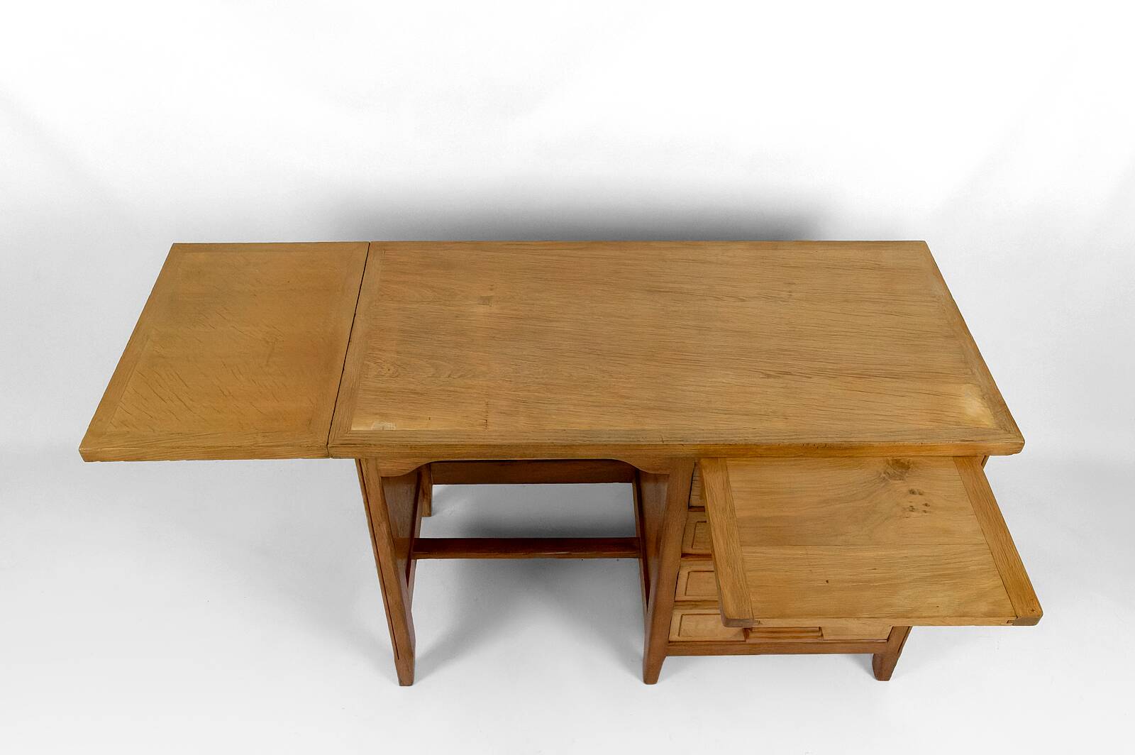 Art Deco oak desk, France, Circa 1940