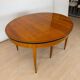 Extendable Biedermeier table in cherry wood, South Germany, 1880