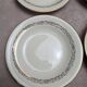 Lot de 6 assiettes creuses Villeroy & Boch – décor doré vintage
