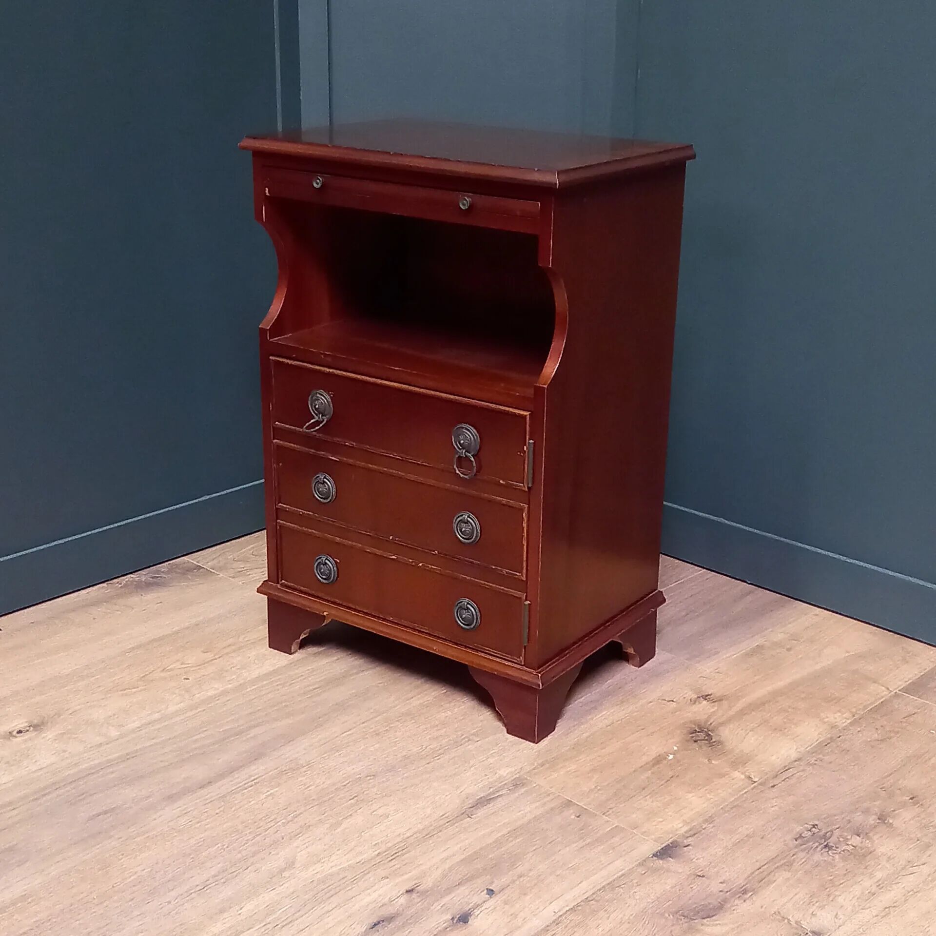 Small vintage bachelor's cabinet - bedside table