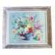 Ancienne peinture représentant un bouquet de fleur