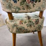 Vintage floral single seat / armchair / sofa