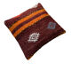 Vintage  Turkish kilim cushion cover , 40 x 40 cm