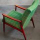 Pair of green armchairs by Jiri Jiroutek for Interier Praha 1960