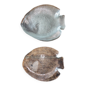 8 Assiettes poisson arcoroc