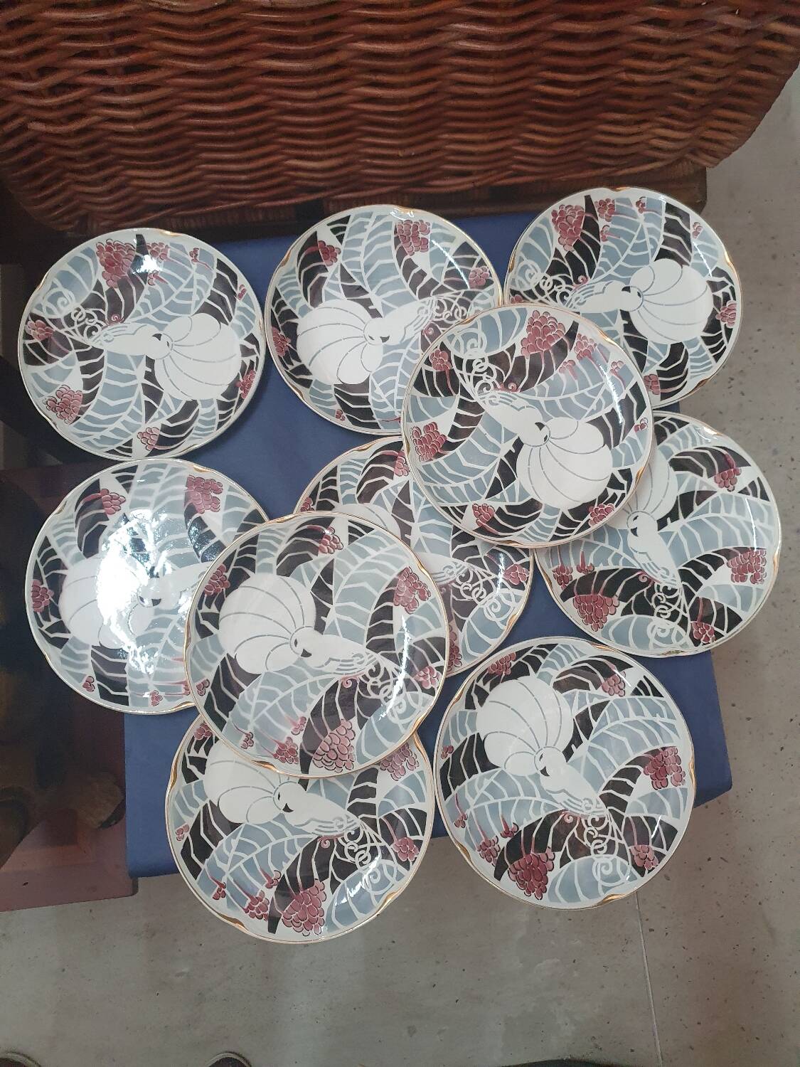 Lunéville Art Deco Plates