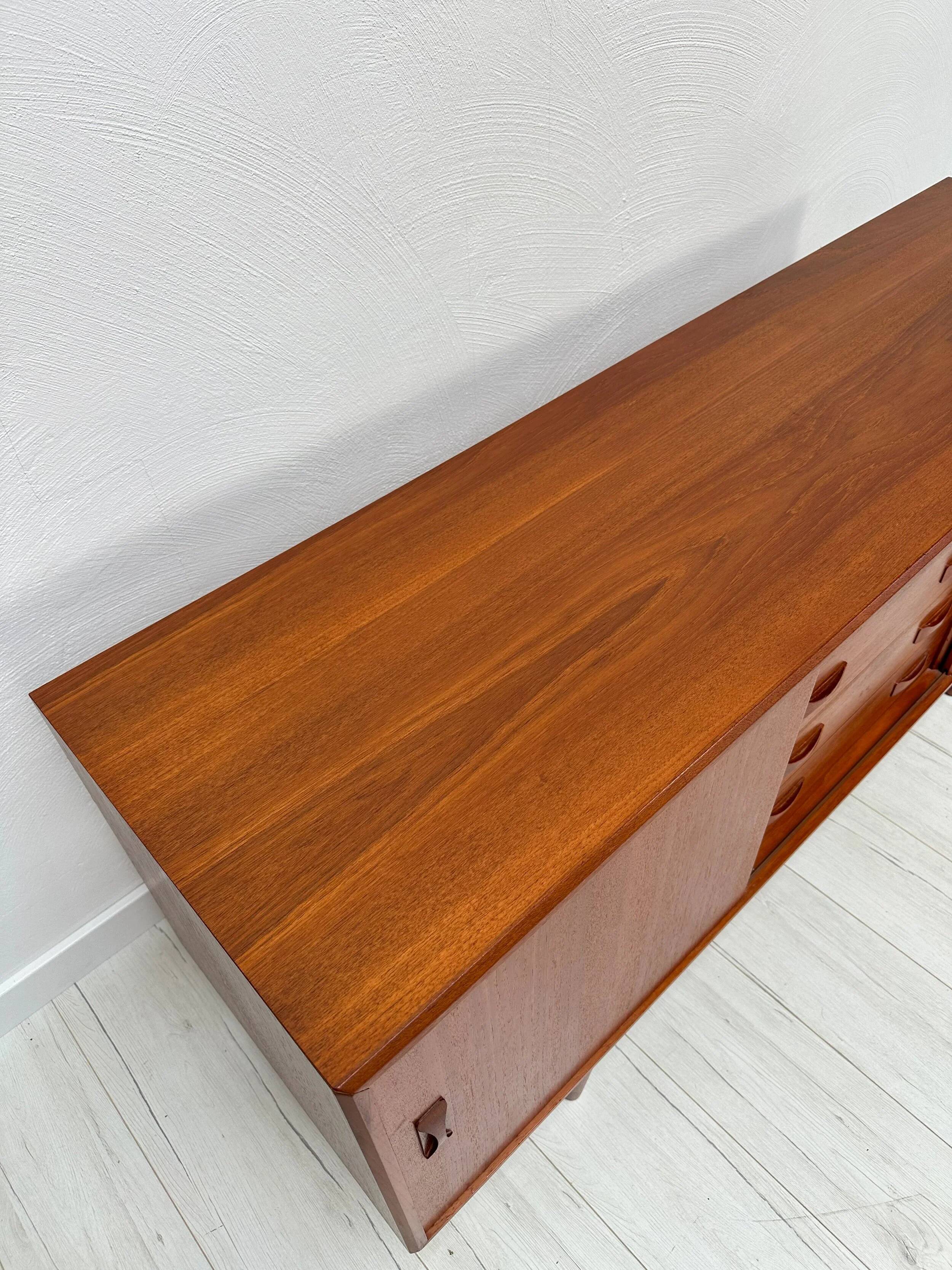 1960s Vintage Danish Mid-Century Teak Sideboard by Clausen & Søn