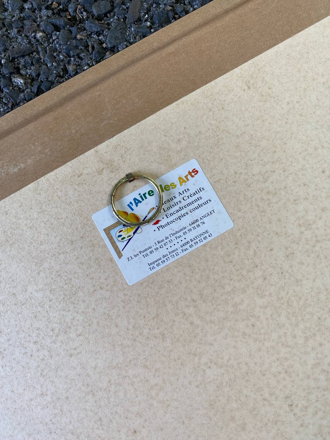 Watercolor painting of a port