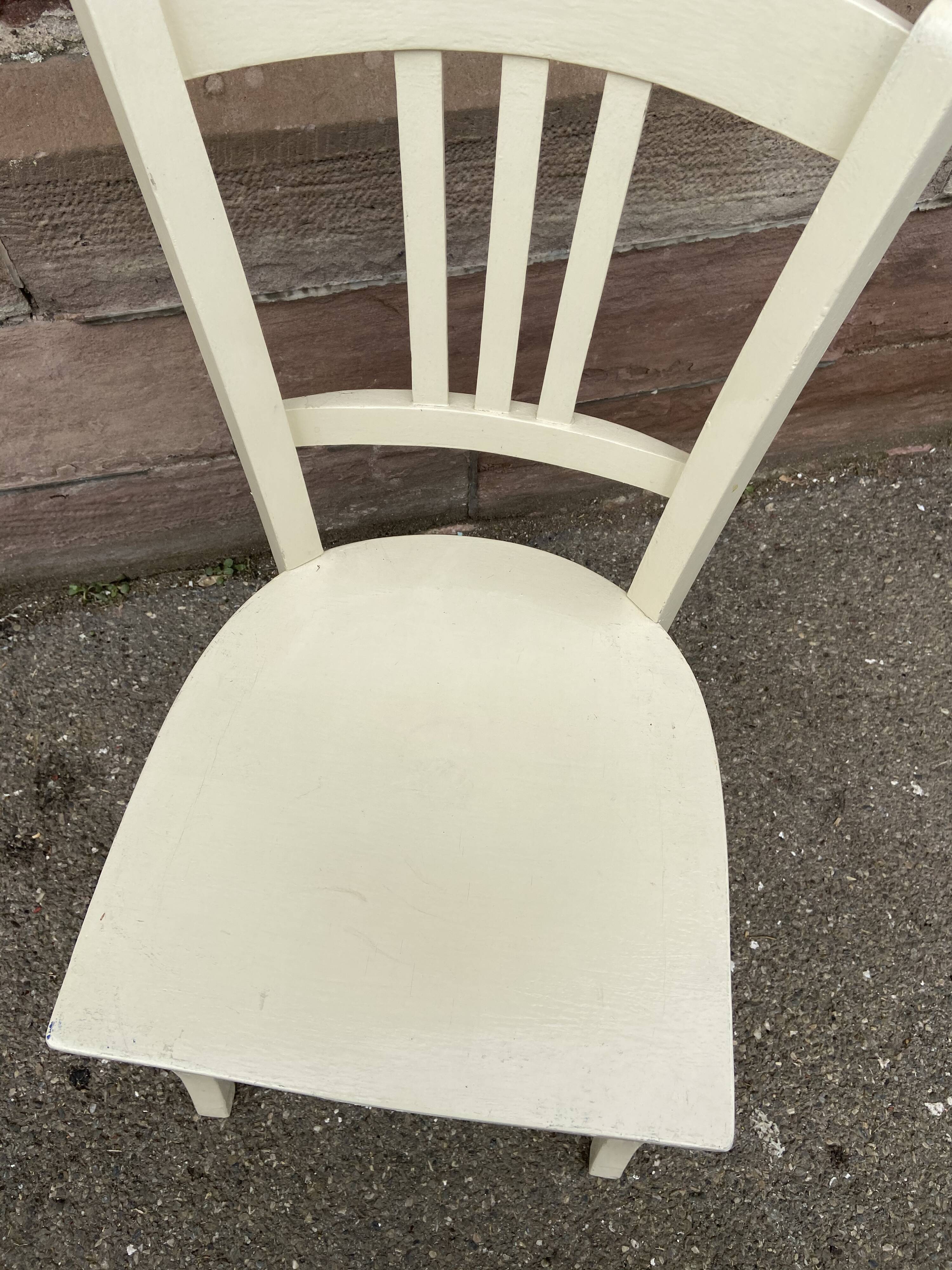 Brasserie No bentwood chair shabby chic bistro chair