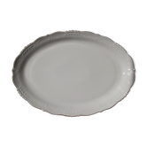 Plat en porcelaine blanche